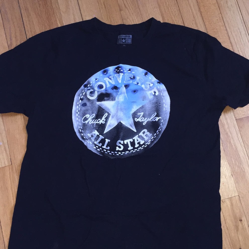 Black Converse Short Sleeve